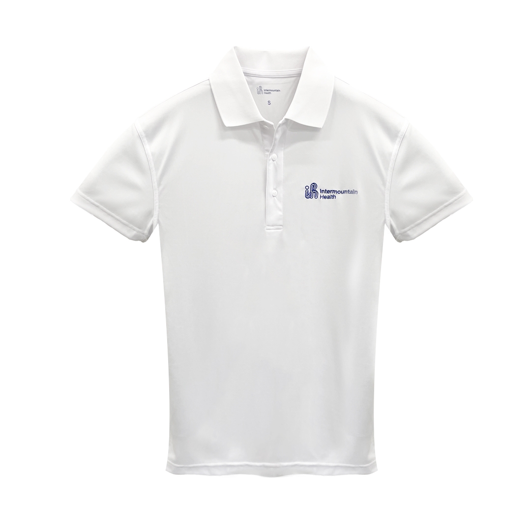 Mens White Polo  
